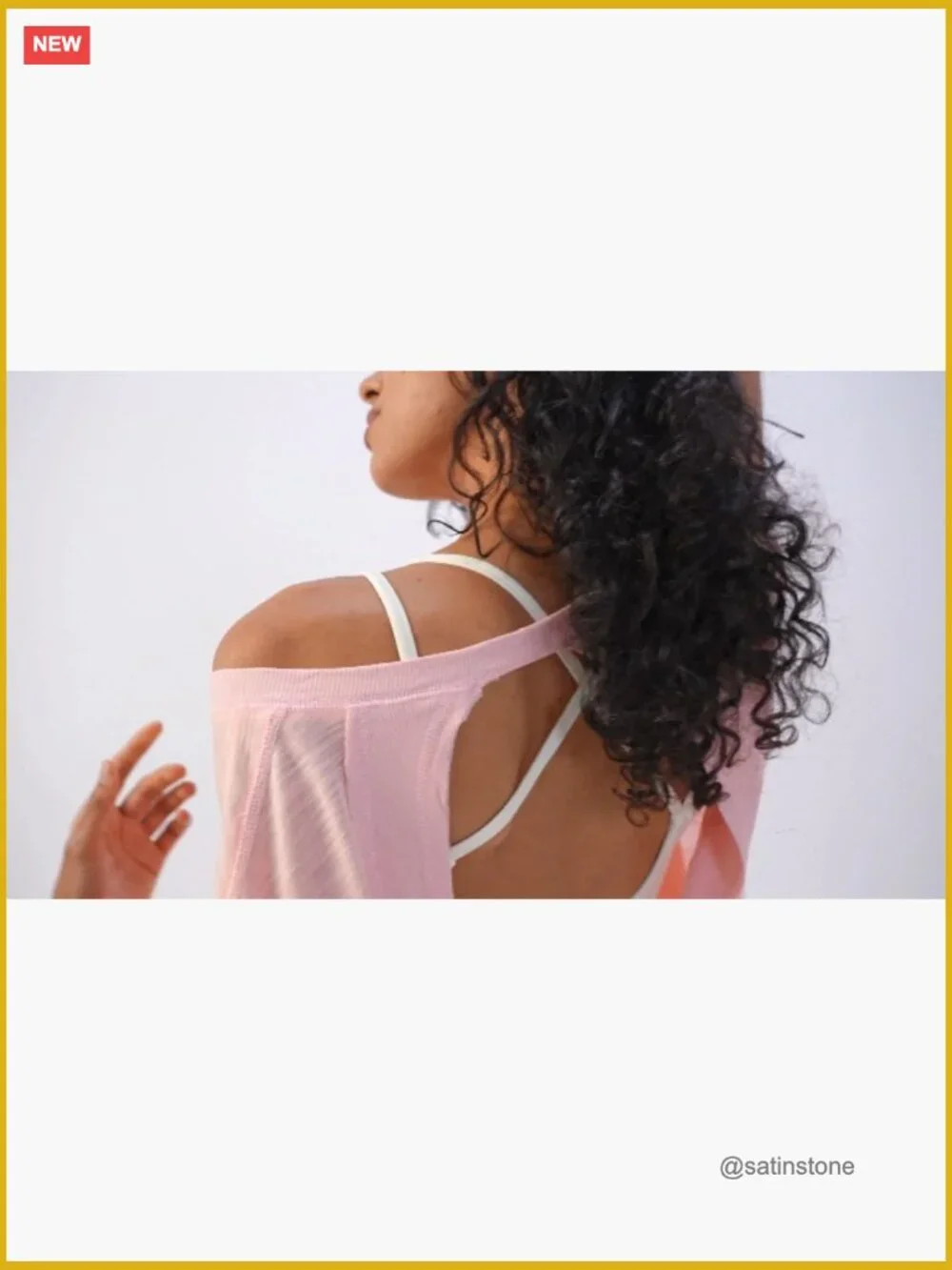 Open Back Workout Shirt, Loose Fit Athletic Tops for Yoga Gym Running